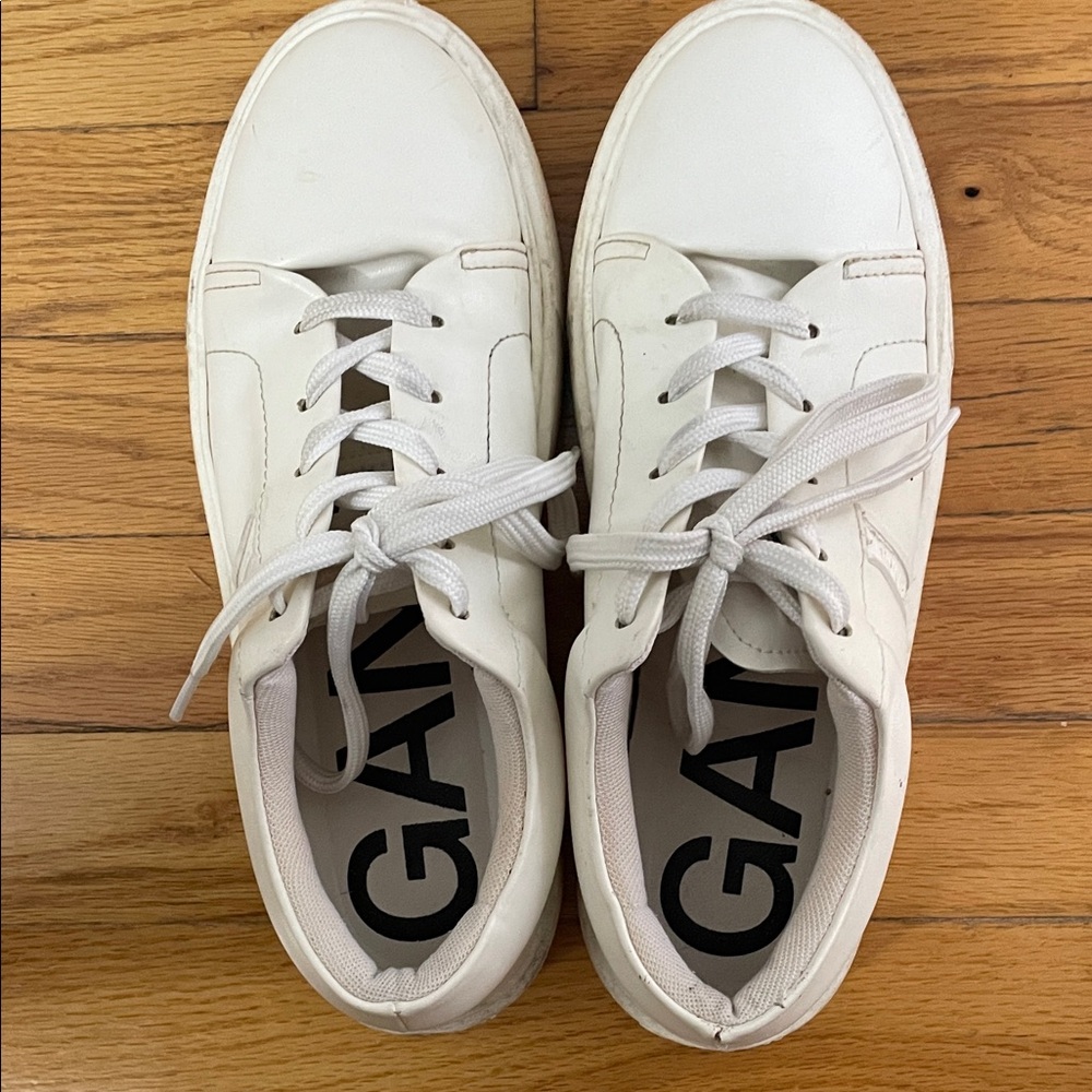GANNI used trainers(sneakers) white size 39